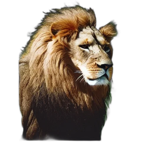 animal, crown, hair, face, photorealistic, 3d render, concept art, fantasy art transparent PNG cut-out