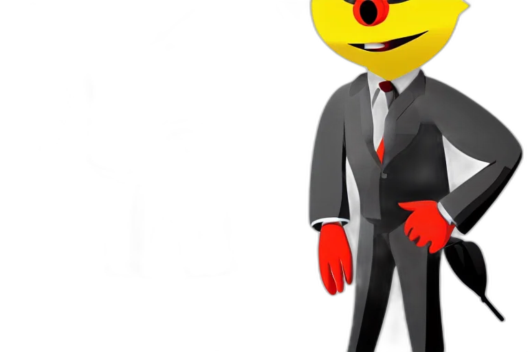 mask, staff, jacket, robot transparent PNG cut-out