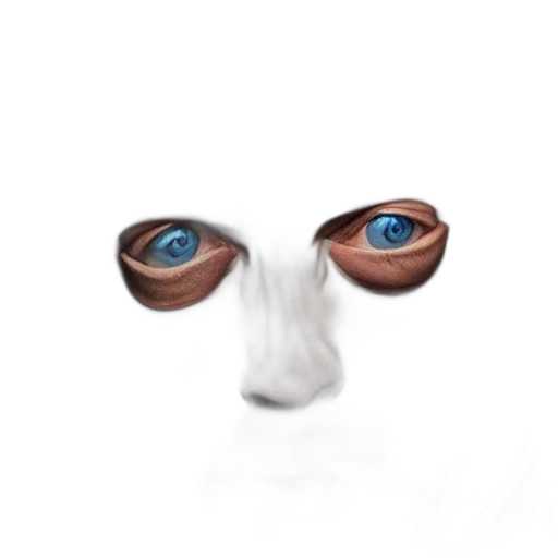 mask, face, creature, robot, concept art, photorealistic, 3d render, pixel art transparent PNG cut-out