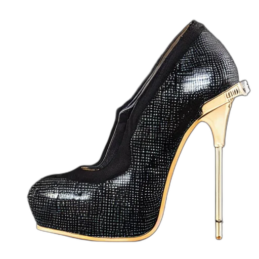 shoes, imperial, stiletto, shoe, inspired, darth, vader transparent PNG cut-out