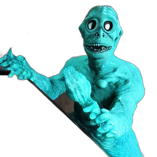 creature, staff, mask, robot transparent PNG cut-out