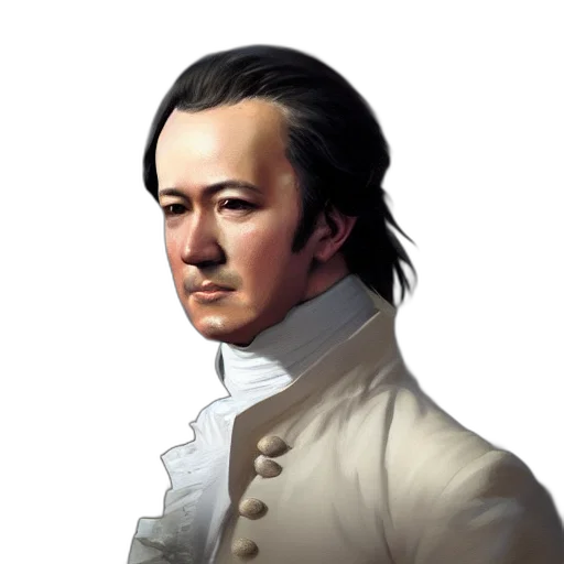 face, staff, hair, photorealistic transparent PNG cut-out