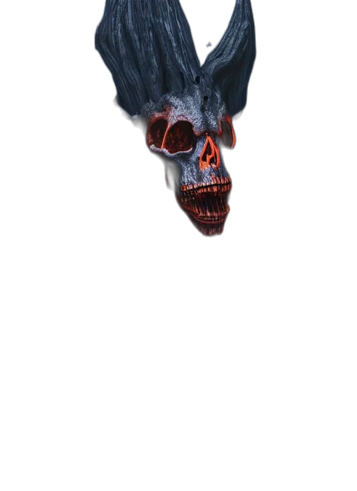 mask, face, creature, staff transparent PNG cut-out