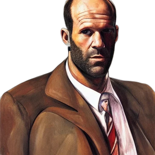 jacket, face, staff, photorealistic transparent PNG cut-out