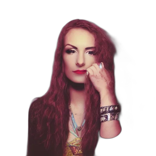 jewelry, face, photorealistic, pixel art transparent PNG cut-out