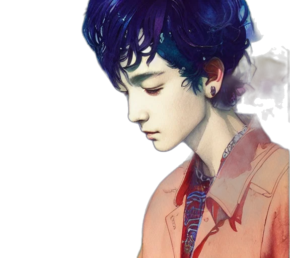 watercolor, photorealistic, fantasy art, oil painting transparent PNG cut-out