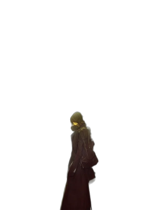 staff, dress, jacket, creature, pixel art, concept art, comic book art, fantasy art transparent PNG cut-out