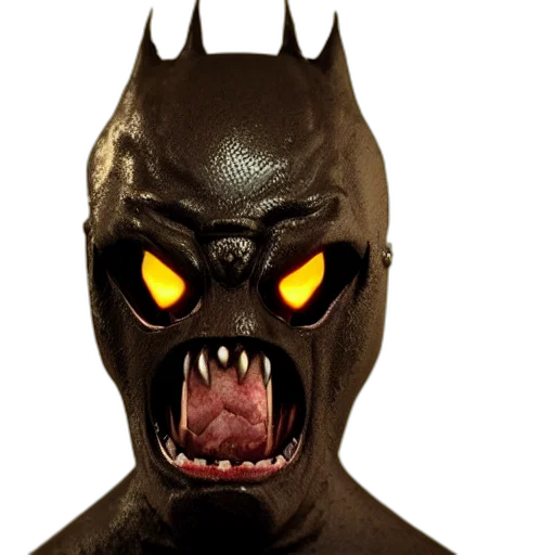 mask, creature, face, animal, 3d render, concept art, realistic, vampire transparent PNG cut-out