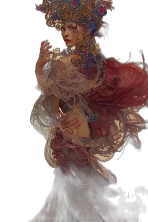 dress, crown, sword, dragon transparent PNG cut-out