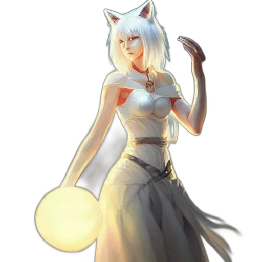 dress, staff, concept art, fantasy art transparent PNG cut-out