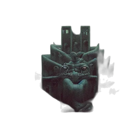 crown, mask, robot, dragon, 3d render, concept art, fantasy art, photorealistic transparent PNG cut-out