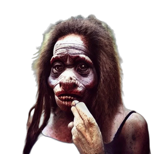 mask, face, creature, animal, photorealistic, concept art, 3d render, comic book art transparent PNG cut-out