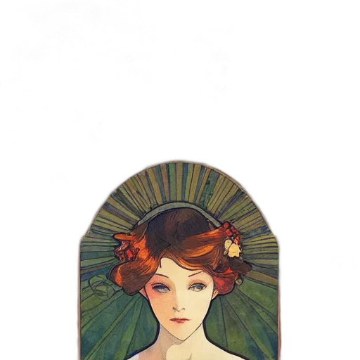 crown, dress, hat, face, watercolor, fantasy art, oil painting, pixel art transparent PNG cut-out