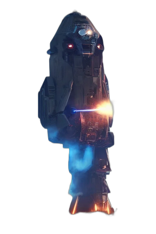 robot, weapon, face, staff transparent PNG cut-out