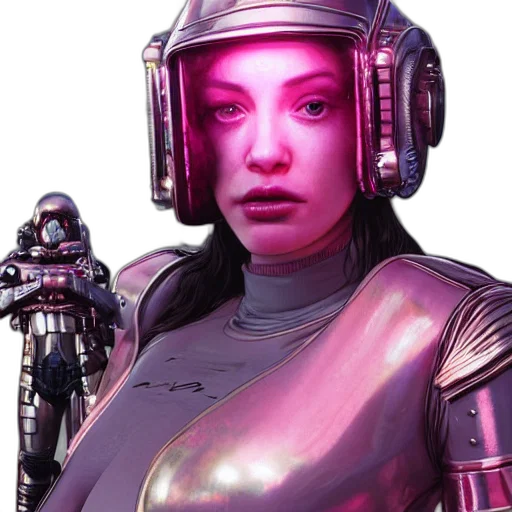robot, staff, face, concept art transparent PNG cut-out