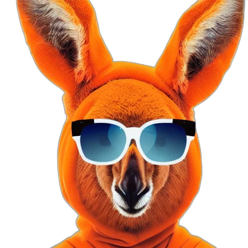 animal, mask, jacket, hat, 3d render, concept art, cartoon, photorealistic transparent PNG cut-out
