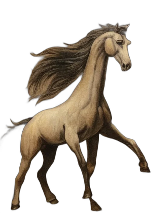 animal, hair, creature, dragon, photorealistic, concept art, fantasy art, 3d render transparent PNG cut-out