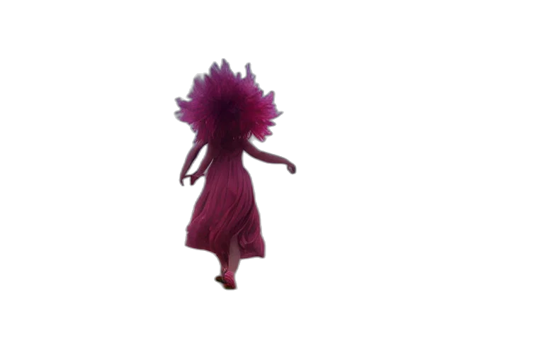 dress, hair, creature, mask, 3d render, concept art, pixel art, photorealistic transparent PNG cut-out