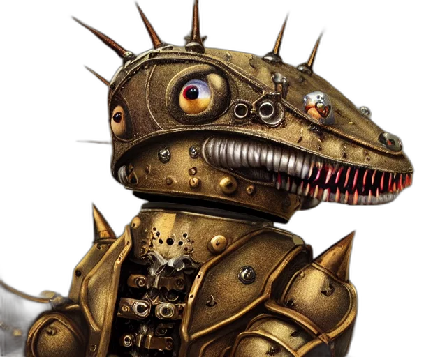 robot, dragon, creature, concept art transparent PNG cut-out