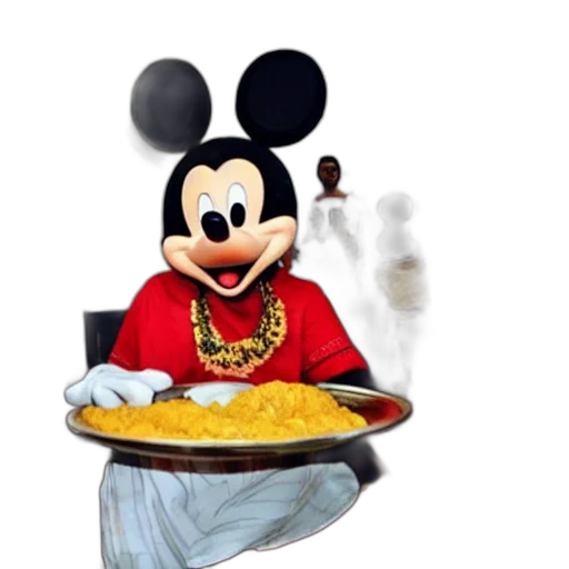 food, animal, jacket, jewelry, 3d render, concept art, mickey, mouse transparent PNG cut-out