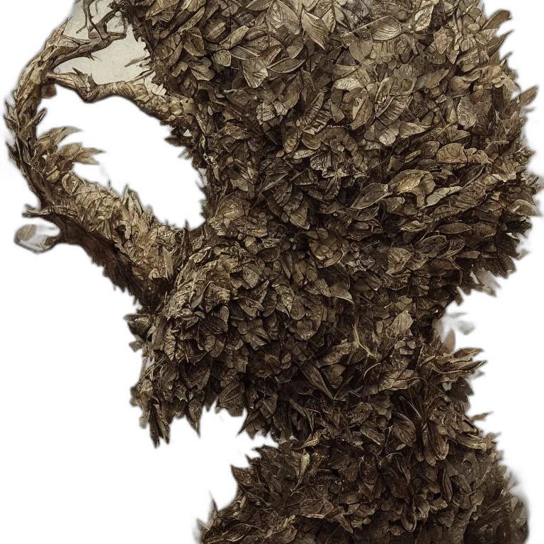 mask, hair, creature, animal, concept art, fantasy art, photorealistic, 3d render transparent PNG cut-out
