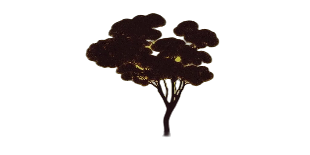 tree, crown, umbrella, creature transparent PNG cut-out
