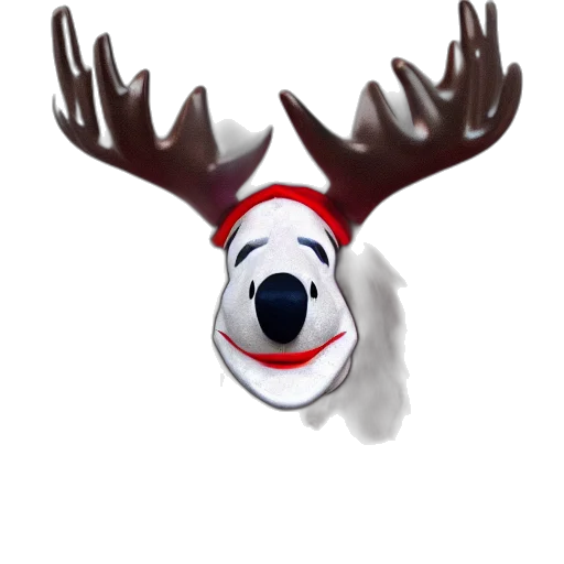animal, 3d render, concept art, cartoon, photo, realistic, moose, dressed transparent PNG cut-out