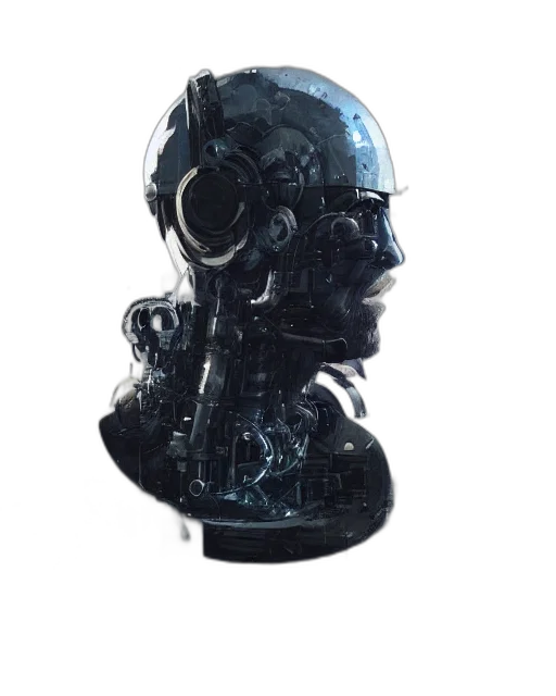 mask, robot, face, crown transparent PNG cut-out