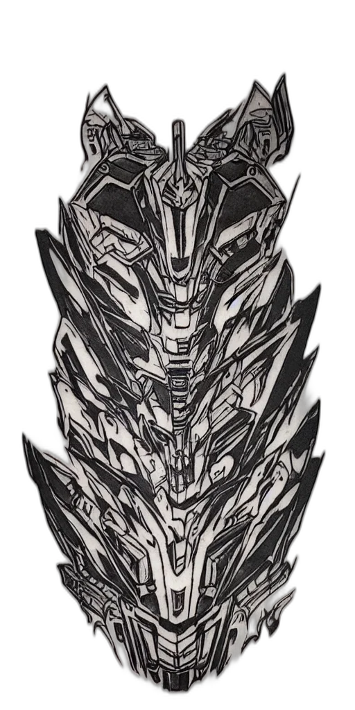 robot, crown, weapon, jacket, concept art, comic book art, fantasy art, 3d render transparent PNG cut-out