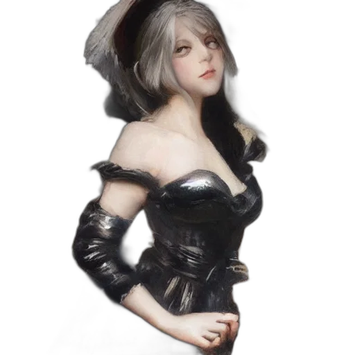 dress, crown, hat, weapon transparent PNG cut-out