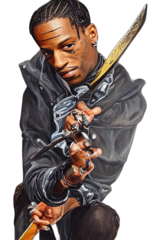 sword, weapon, jacket, staff transparent PNG cut-out