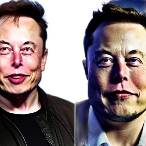 robot, face, cartoon, elon, musk, thanos transparent PNG cut-out