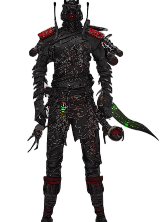 staff, weapon, sword, robot, concept art, 3d render, fantasy art, cyberpunk transparent PNG cut-out