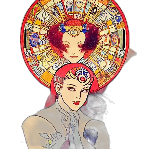 jewelry, crown, fantasy art, concept art, pixel art, anime, fire, red transparent PNG cut-out