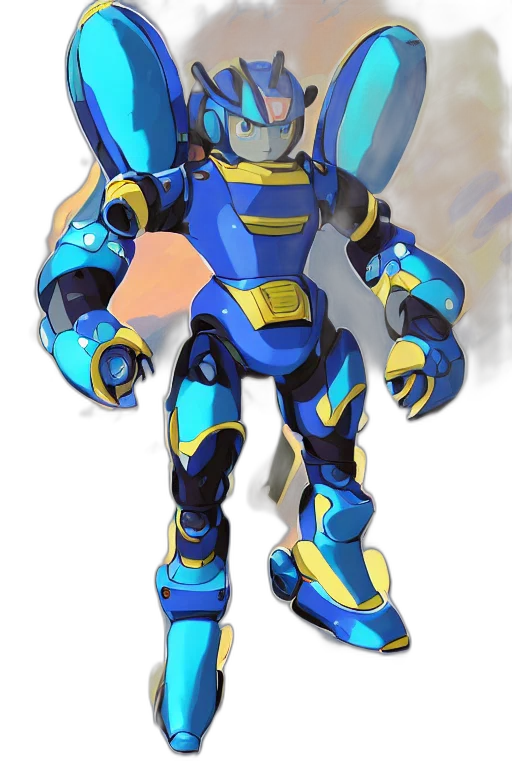 robot, weapon, concept art, 3d render transparent PNG cut-out