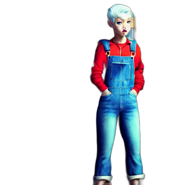 jacket, 3d render, concept art, cartoon, pixel art, blue, neon, colorful transparent PNG cut-out