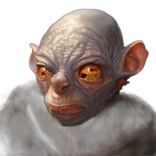 face, creature, mask, staff transparent PNG cut-out
