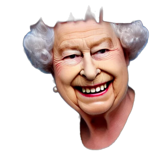 crown, face, mask, hat, 3d render, photorealistic, concept art, vaporwave transparent PNG cut-out