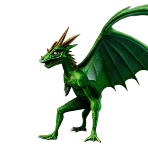 dragon, animal, creature, staff, concept art, 3d render, fantasy art, photorealistic transparent PNG cut-out