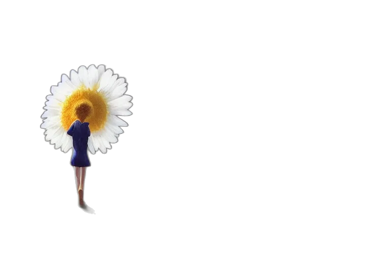 flower, umbrella, dress, crown, concept art, 3d render, pixel art, photorealistic transparent PNG cut-out