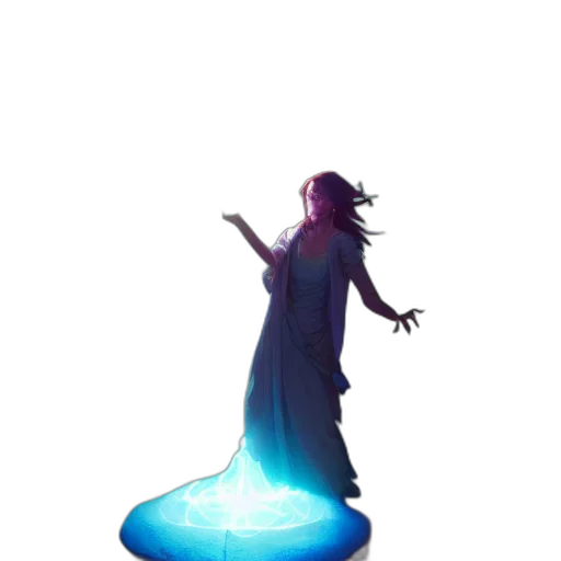 staff, dress, creature, sword transparent PNG cut-out