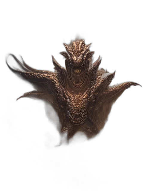 dragon, creature, mask, animal, concept art, 3d render, fantasy art, photorealistic transparent PNG cut-out