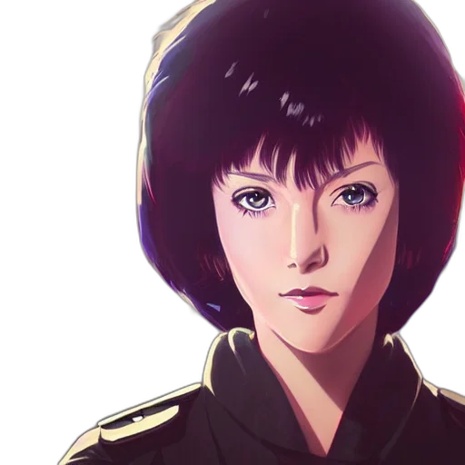 face, jacket, robot, weapon transparent PNG cut-out