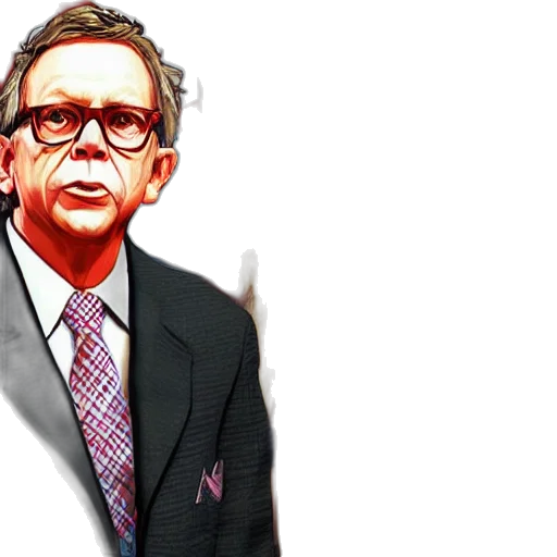 photorealistic, cartoon, concept art, governor, mike, dewine, gta, cover transparent PNG cut-out