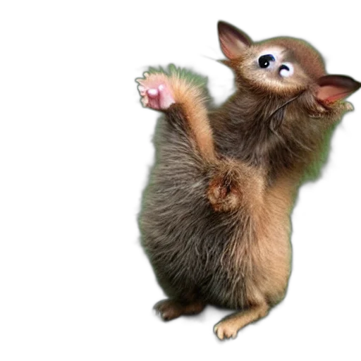 animal, creature, staff, food, 3d render, photorealistic, concept art, silly transparent PNG cut-out
