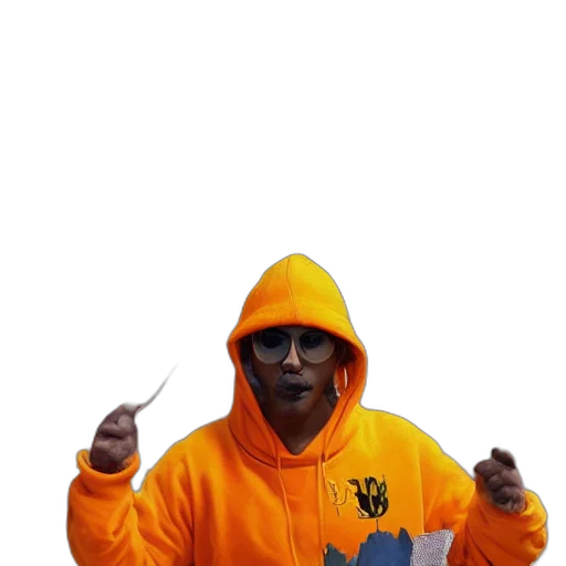 jacket, staff, animal, creature transparent PNG cut-out