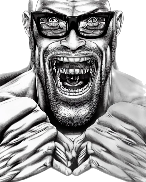 face, creature, mask, animal, comic book art, photorealistic, cartoon, concept art transparent PNG cut-out