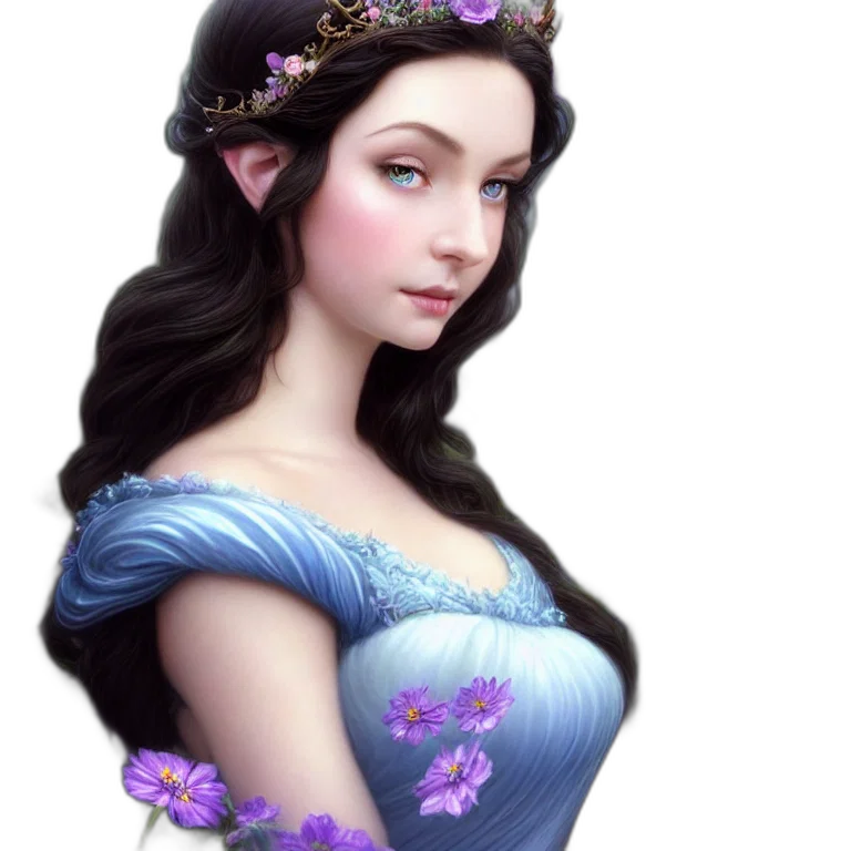 crown, dress, jewelry, face transparent PNG cut-out