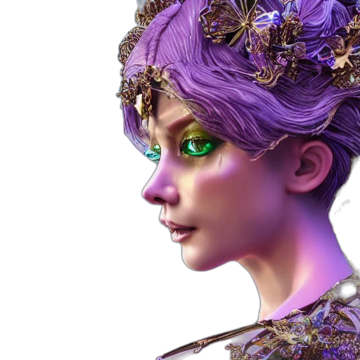 crown, jewelry, mask, face, fantasy art, concept art, 3d render, photorealistic transparent PNG cut-out