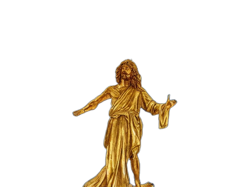 staff, jewelry, sword, golden, watercolor, painting, statue, jesus transparent PNG cut-out
